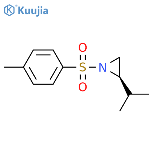 R-2-isopropyl-1-(toluene-4-sulfonyl)-aziridine structure