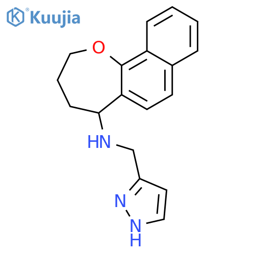 1H-Pyrazole-3-methanamine, N-(2,3,4,5-tetrahydronaphth[1,2-b]oxepin-5-yl)- structure