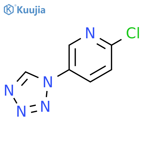 2-chloro-5-(1H-tetrazol-1-yl)pyridine structure
