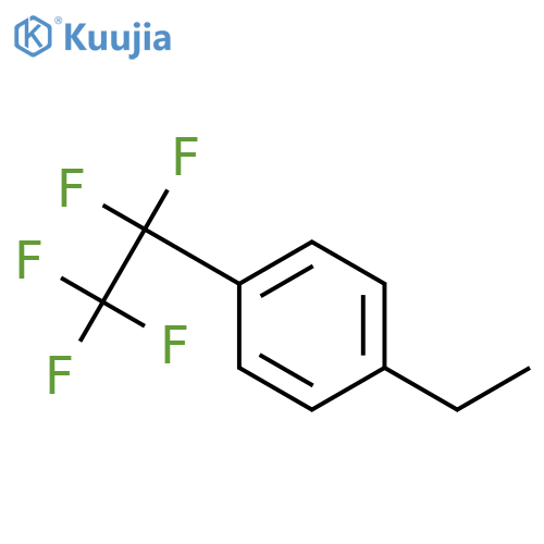 4-Ethyl-pentafluoroethylbenzene structure