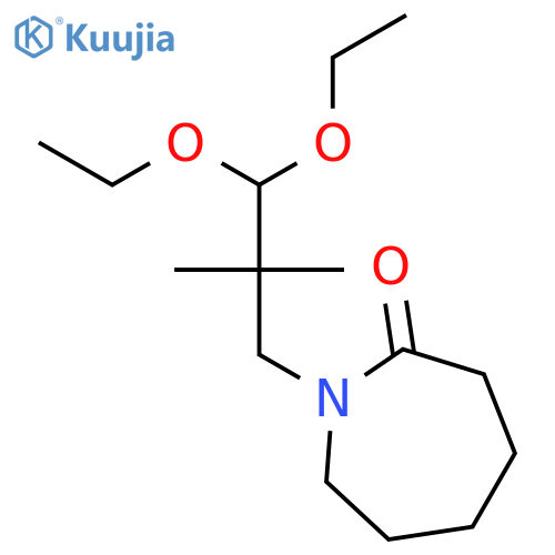 2H-Azepin-2-one, 1-(3,3-diethoxy-2,2-dimethylpropyl)hexahydro- structure