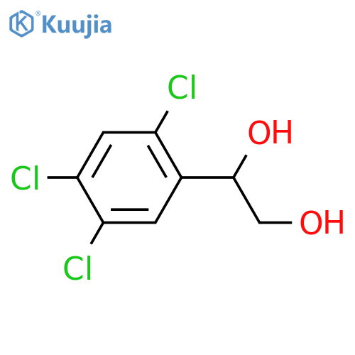 2,4,5-Trichlorophenylethanediol structure