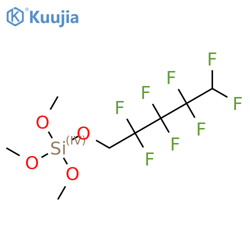 1H,1H,5H-Octafluoropentoxytrimethoxysilane structure