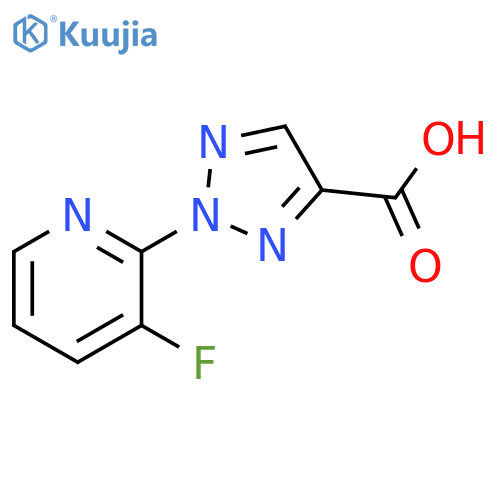 2-(3-Fluoro-pyridin-2-yl)-2H-[1,2,3]triazole-4-carboxylic acid structure