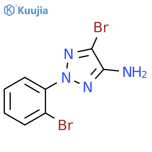 5-Bromo-2-(2-bromo-phenyl)-2H-[1,2,3]triazol-4-ylamine structure