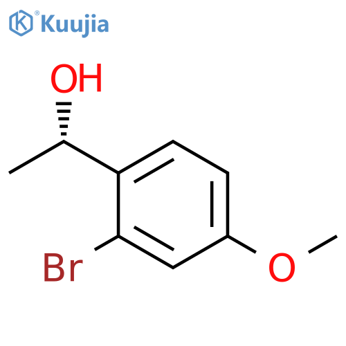 (1S)-1-(2-bromo-4-methoxyphenyl)ethan-1-ol structure