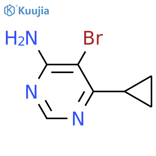 5-Bromo-6-cyclopropylpyrimidin-4-amine structure