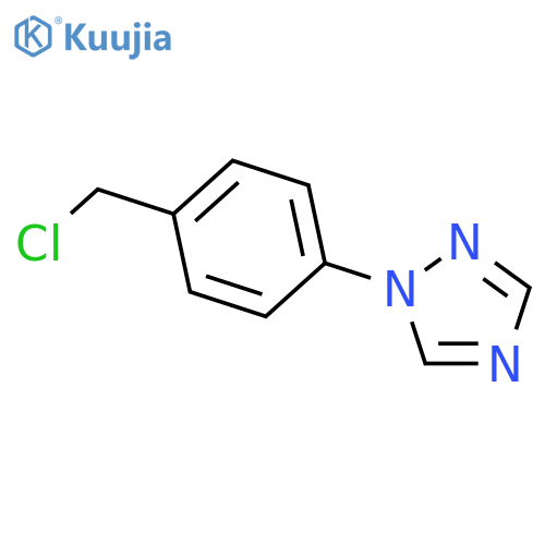 1-4-(Chloromethyl)phenyl-1H-1,2,4-triazole structure