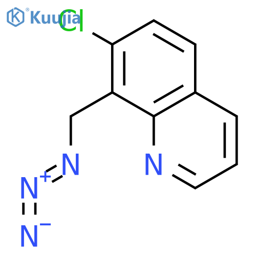 8-(azidomethyl)-7-chloroquinoline structure