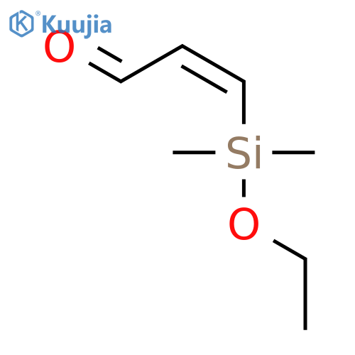 2-Propenal, 3-(ethoxydimethylsilyl)-, (Z)- structure