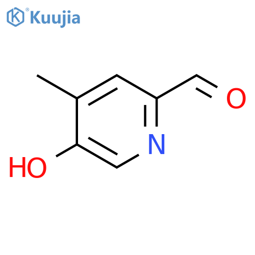 2-Pyridinecarboxaldehyde,5-hydroxy-4-methyl- structure