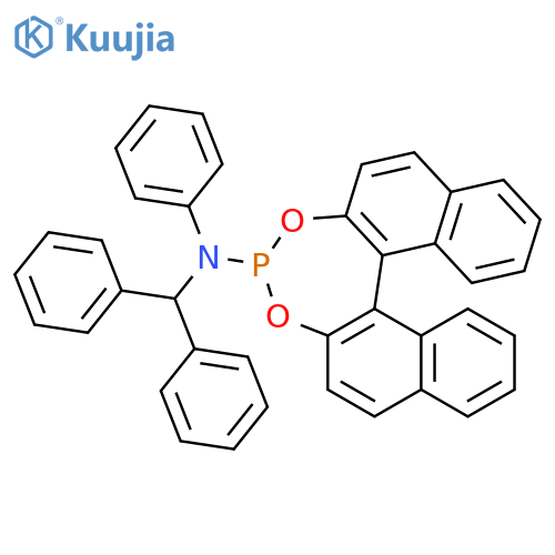 (11BS)-N-BENZHYDRYL-N-PHENYLDINAPHTHO[2,1-D:1',2'-F][1,3,2]DIOXAPHOSPHEPIN-4-AMINE structure