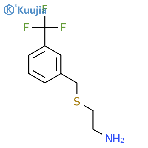 2-{[3-(trifluoromethyl)benzyl]sulfanyl}ethanamine structure