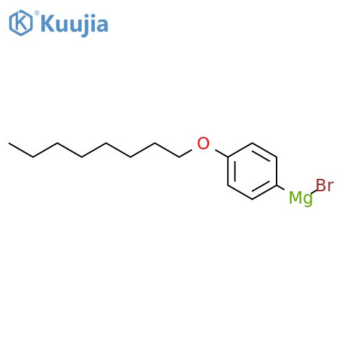 Magnesium, bromo[4-(octyloxy)phenyl]- structure