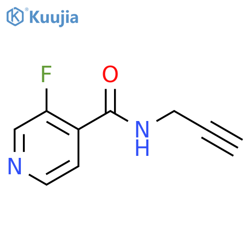 3-Fluoro-N-(prop-2-yn-1-yl)isonicotinamide structure
