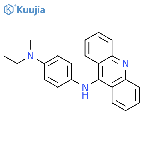 1,4-Benzenediamine, N'-9-acridinyl-N-ethyl-N-methyl- structure