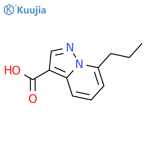 7-Propylpyrazolo[1,5-a]pyridine-3-carboxylic acid structure
