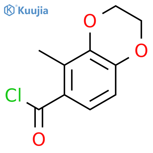 1,4-Benzodioxin-6-carbonyl chloride, 2,3-dihydro-5-methyl- (9CI) structure