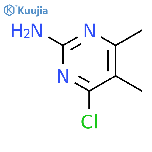 4-chloro-5,6-dimethylpyrimidin-2-amine structure