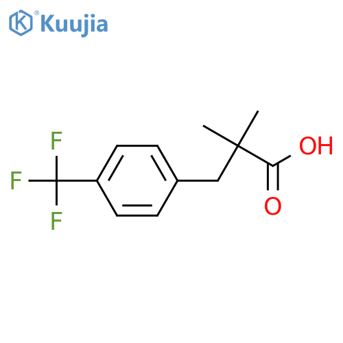 2,2-Dimethyl-3-4-(Trifluoromethyl)PhenylPropanoic Acid structure