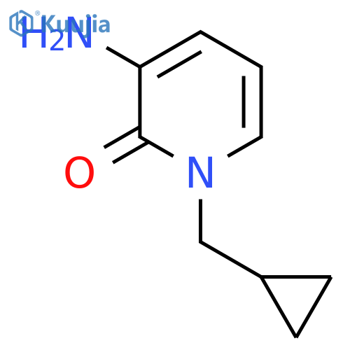 3-amino-1-(cyclopropylmethyl)pyridin-2-one structure