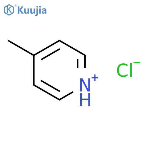 Pyridine, 4-methyl-,hydrochloride (1:1) structure