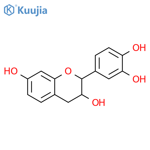 2H-1-Benzopyran-3,7-diol,2-(3,4-dihydroxyphenyl)-3,4-dihydro- structure