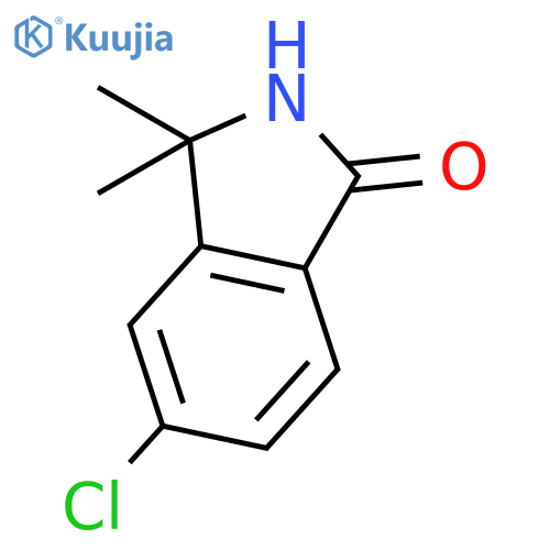 5-chloro-3,3-dimethyl-2,3-dihydro-1H-isoindol-1-one structure