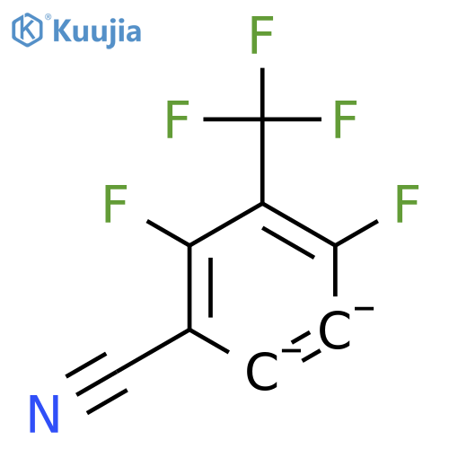 2,4-Difluoro-3-(trifluoromethyl)benzonitrile structure