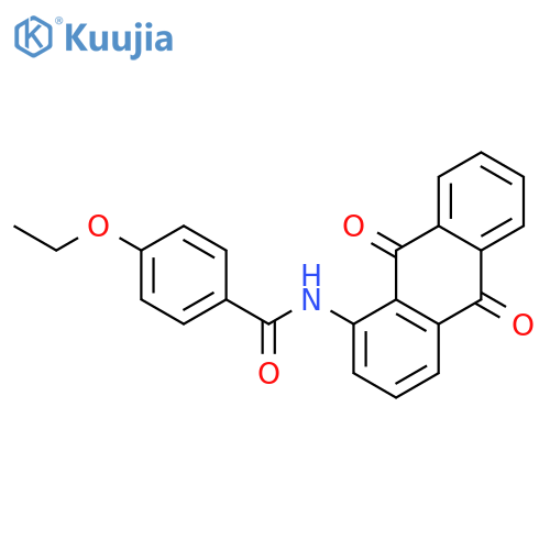 N-(9,10-dioxo-9,10-dihydroanthracen-1-yl)-4-ethoxybenzamide structure