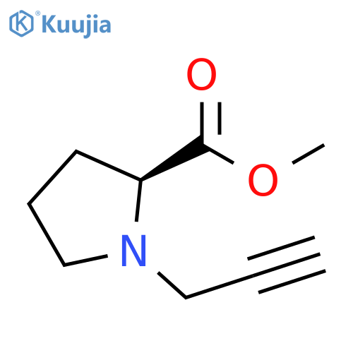 Methyl 1-(prop-2-yn-1-yl)pyrrolidine-2-carboxylate structure