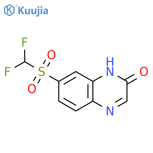 7-(Difluoro-methanesulfonyl)-1H-quinoxalin-2-one structure