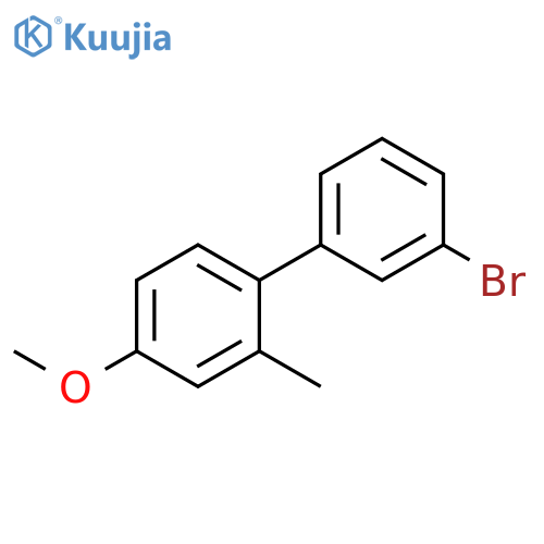 3-BROMO-4-METHOXY-2-METHYL-1,1-BIPHENYL structure
