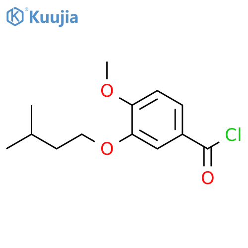 4-Methoxy-3-iso-pentoxybenzoyl chloride structure