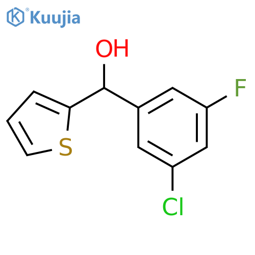 (3-chloro-5-fluorophenyl)-thiophen-2-ylmethanol structure