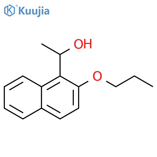 1-(2-propoxynaphthalen-1-yl)ethanol structure