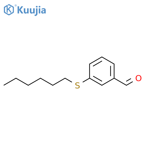 3-(n-Hexylthio)benzaldehyde structure