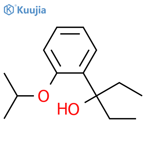 3-(2-propan-2-yloxyphenyl)pentan-3-ol structure