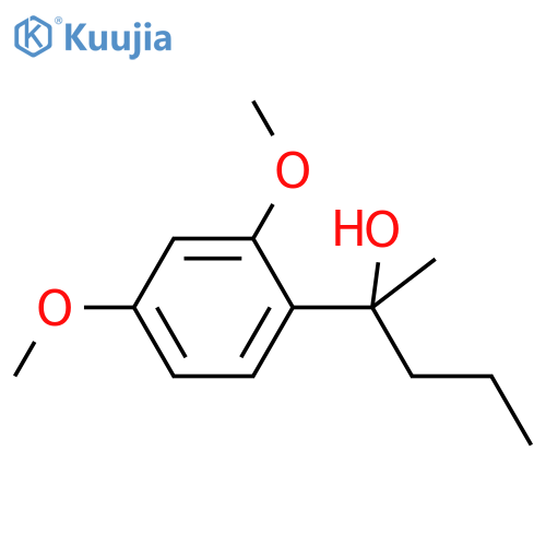 2-(2,4-Dimethoxyphenyl)-2-pentanol structure