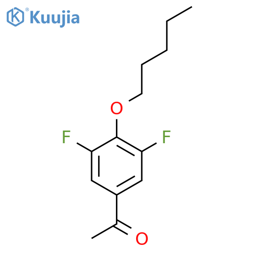 1-(3,5-Difluoro-4-(pentyloxy)phenyl)ethanone structure