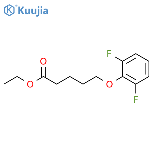 Ethyl 5-(2,6-difluoro-phenoxy)pentanoate structure
