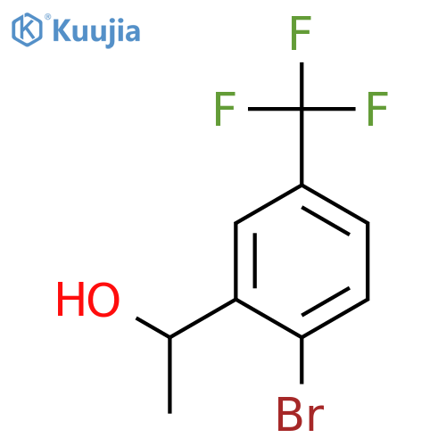 1-(2-Bromo-5-(trifluoromethyl)phenyl)ethanol structure