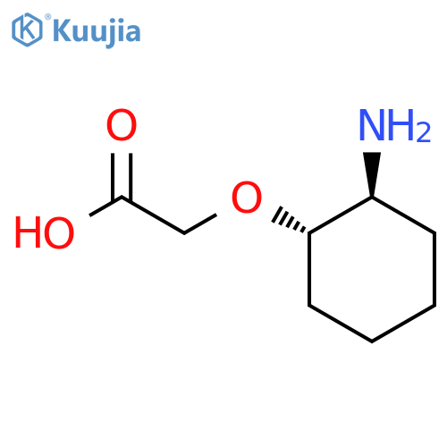 2-{(1S,2S)-2-aminocyclohexyloxy}acetic acid structure