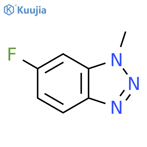 6-Fluoro-1-methyl-1,2,3-benzotriazole structure