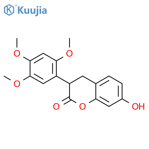 (3S)-2',4',5'-trimethoxy-7-hydroxyisoflavanone structure