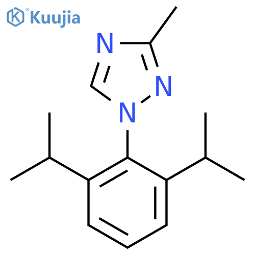 1-(2,6-Diisopropylphenyl)-3-methyl-1H-1,2,4-triazole structure