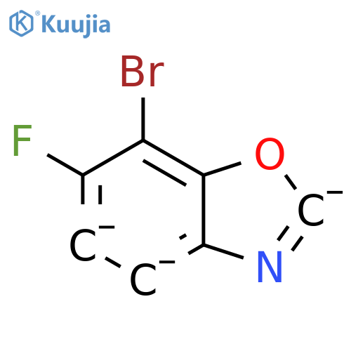 7-Bromo-6-fluoro-1,3-benzoxazole structure