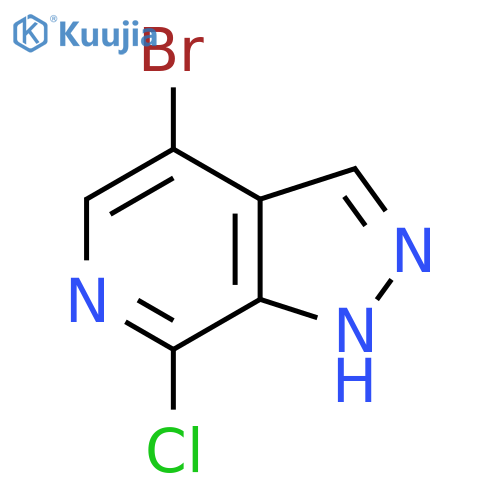 4-Bromo-7-chloro-1H-pyrazolo[3,4-c]pyridine structure