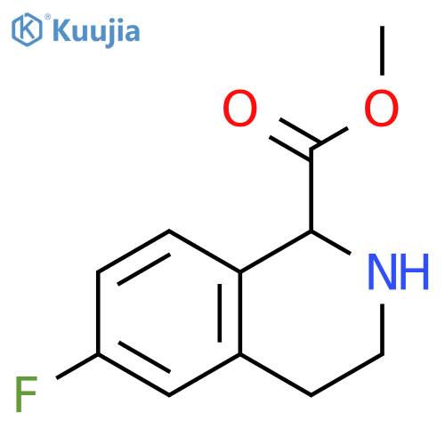 methyl 6-fluoro-1,2,3,4-tetrahydroisoquinoline-1-carboxylate structure