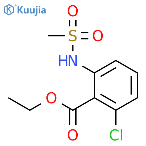 Ethyl 2-Chloro-6-(methylsulfonamide)benzoate structure